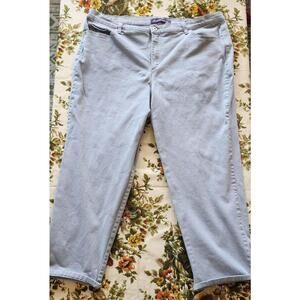 Gloria Vanderbuilt Amanda Gray Straight Leg Jean Women's Size 22W